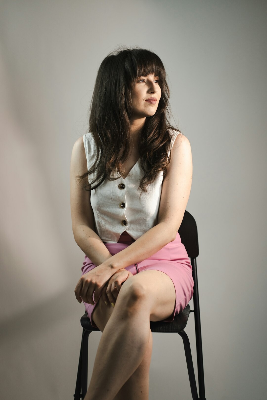 Danish female editor and interviewer portrait